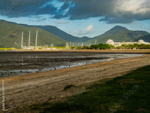 Photography View Over Low Tide Foreshore To Marina
