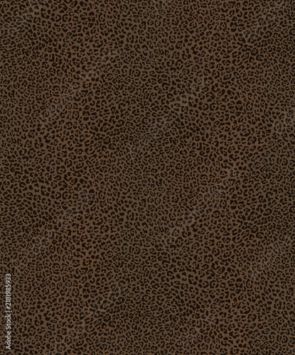 seamless repeating dark brown leopard pattern with intricate animal spots for a sophisticated and luxury wildlife-inspired backdrop