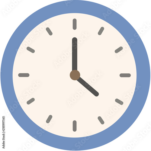 clock isolated on white