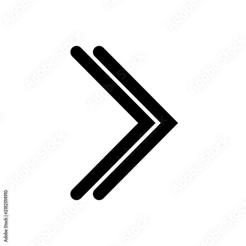 Fotografie PNG Minimalist double angle parenthesis symbol, transparent background