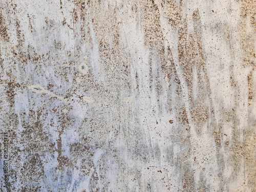 Weathered plaster shows signs of age and neglect