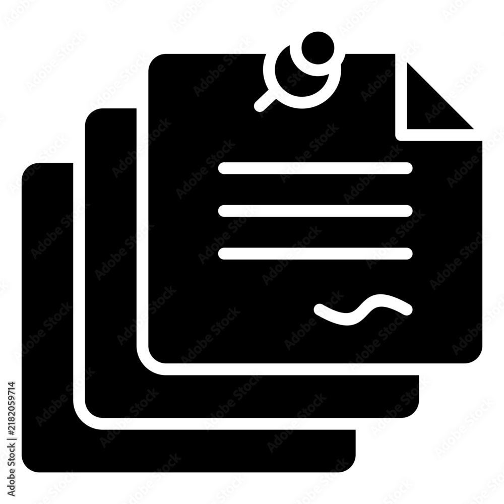 Obraz premium Sticky Note Icon