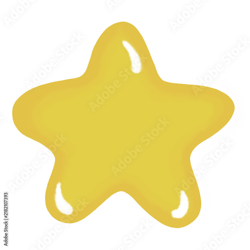 golden sticker star 
