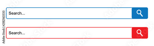 Search bar with a magnifying glass icon and a clicking cursor represents online information retrieval and digital exploration actions.