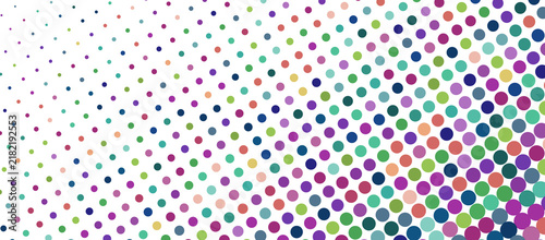 abstract colorful background with dots