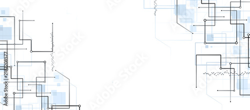 Abstract Geometric Technology Banner
