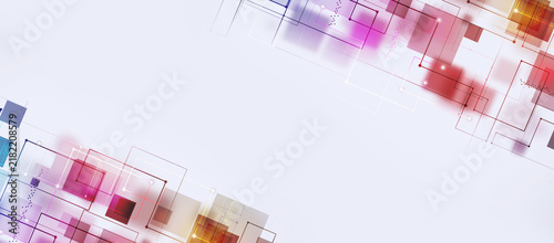 Bright Technology Multicolor Banner