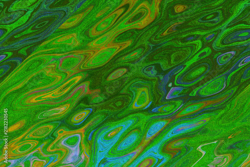 Aerial view of green forest landscape