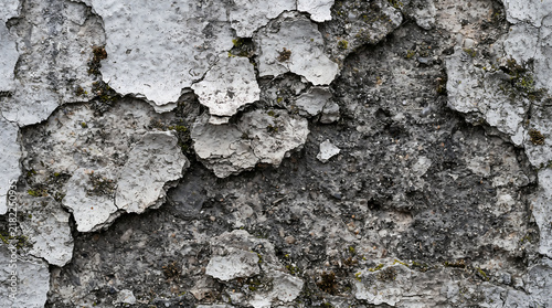 Heavily Weathered and Cracked Concrete Surface