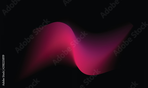 Abstract Red Pink Gradient Wave Background Vector, Vibrant Fluid Wallpaper