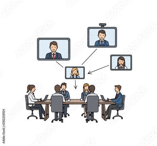 Virtual meeting collaboration remote communication technology