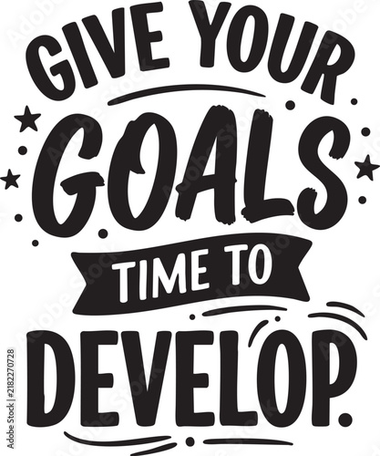 Motivational typography quote 