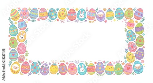 isolated white background, creative design cartoon illustration border frame design for your works, text frame, image frame