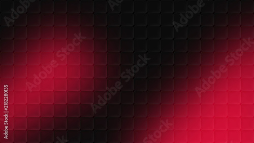 Obraz na płótnie Abstract cubic glass pattern gradient background in dark red and black