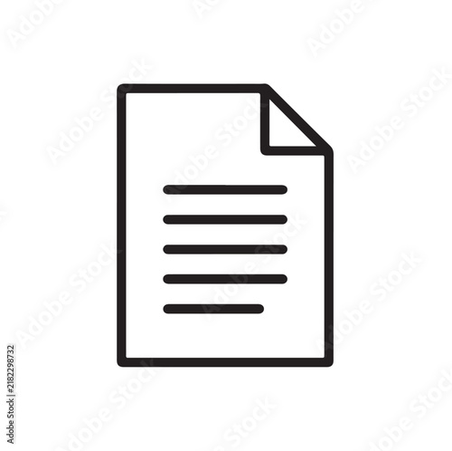 document icon vector illustration
