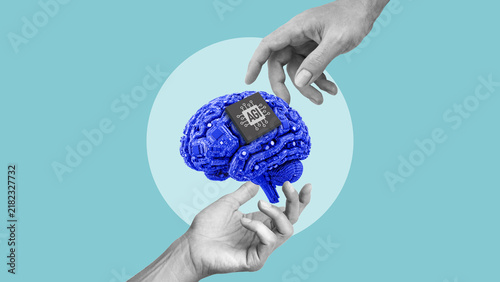 Artificial General Intelligence AGI, human level AI and autonomous machine intelligence, advanced reasoning, cognitive computing, intelligent systems, future technology, artificial superintelligence
