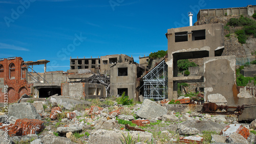Принти на полотні 日本の近代化を支えた軍艦島（Gunkanjima, Hashima）8