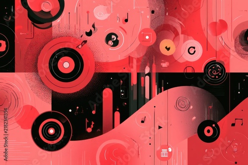 Modern technology HR business banner graphic
