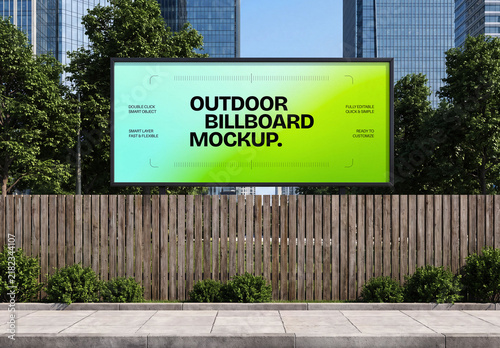 Outdoor Billboard Mockup