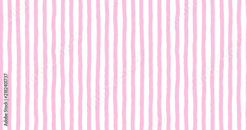Bild auf Leinwand Seamless pattern with vertical pink stripes for cabana wallpaper