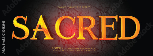 sacred text effect