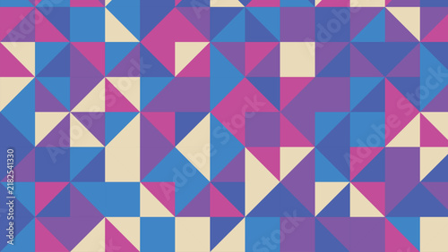 Abstract triangle mosaic pattern vector background with geometric shapes and modern design.