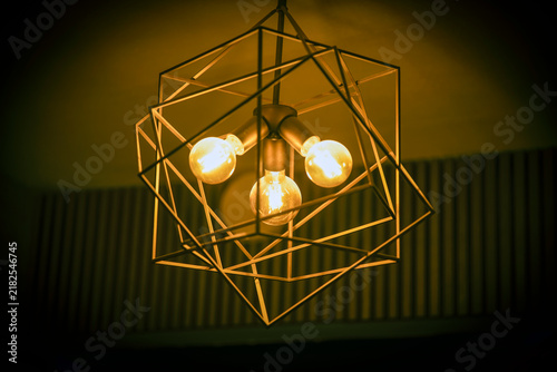 Canvas Print lantern on a black background, nacka,sweden,sverige,stockholm,summer