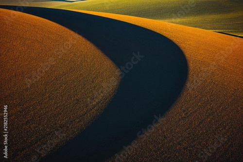 texture of orange fields