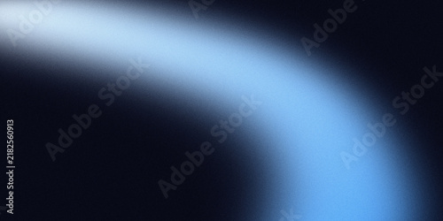 Soft blue gradient light curve against dark background with copy space
