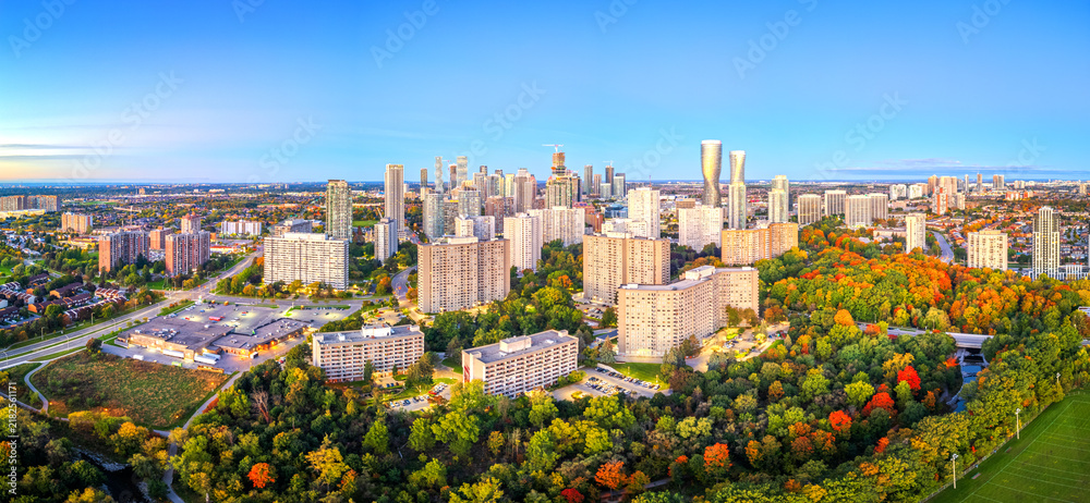 Obraz premium Mississauga, Ontario, Canada City Skyline