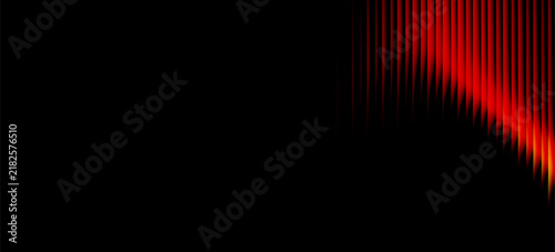 Abstract glowing gradient wave background in deep red yellow and black with soft neon light flow, futuristic texture, and modern curved lines for elegant digital wallpapers.
