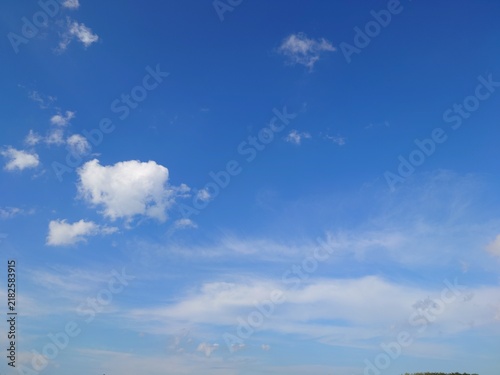 Quadro su tela 青い空と白い雲