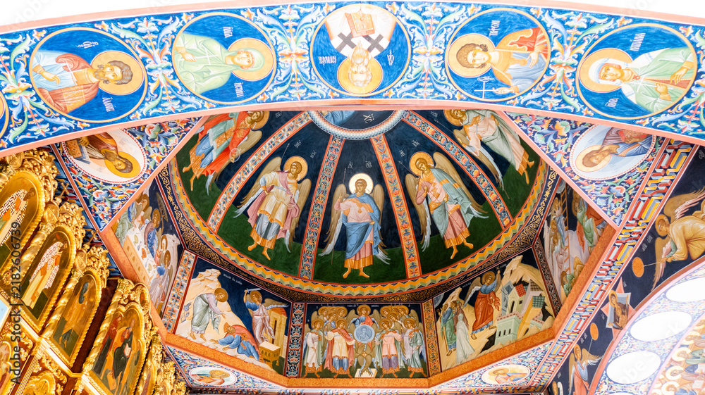 Obraz premium Altea San Miguel Arcangel Orthodox church ceiling paintings