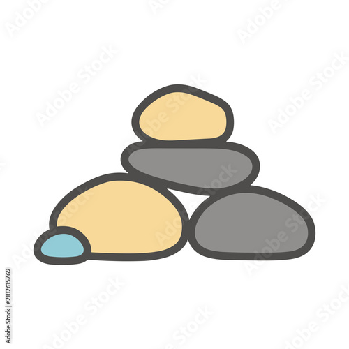 Photography Stack of colorful stones