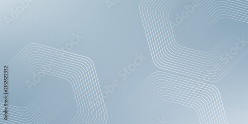 Abstract hexagon lines on gray background. Geometric stripe line art design for poster, brochure, cover, website, banner.line