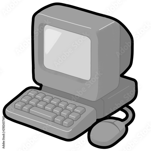 computer keyboard with mouse