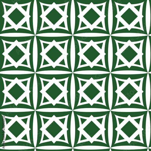 Tile-style repeating pattern, star, diamond frames,  geometric line work, grid square, large four-pointed star, internal eight-pointed star lattice, edges framing a sharp,  symmetrical tile, horizon