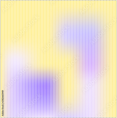 Ribbed Glass Texture in Pale Yellow and Purple, Abstract Background