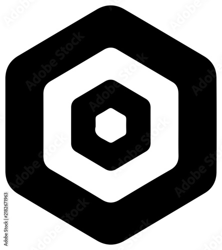 Solid black icon representing websocket security symbol