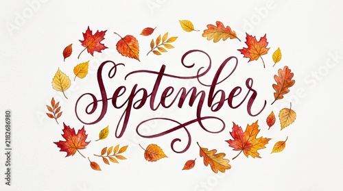 Celebrating the arrival of september with vibrant autumn foliage a time of transition and the anticipation of cozy fall days and the