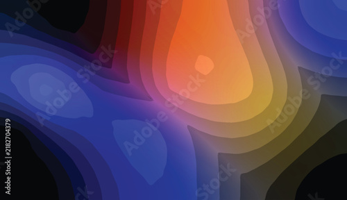 Abstract liquid wave topographic map background vector illustration colorful fluid gradient layers design element.