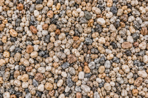Pea Gravel Background. Stone and Gravel.