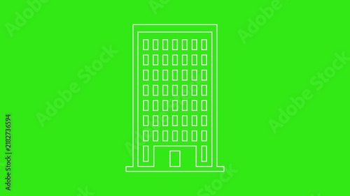 Office Web Icons Animation Set – Business Workplace, Company, Communication and Corporate Animated Icons