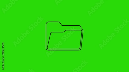 Office Web Icons Animation Set – Business Workplace, Company, Communication and Corporate Animated Icons