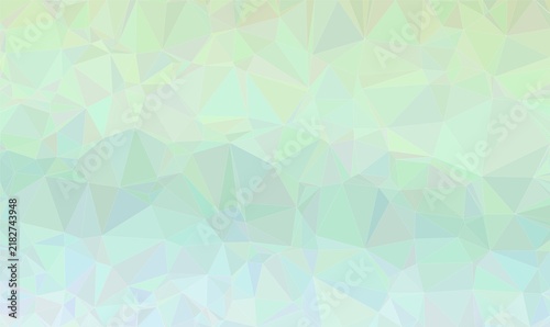 Geometric polygon background design with pastel green and blue tones creating a soft abstract pattern for modern digital art and backdrops.
