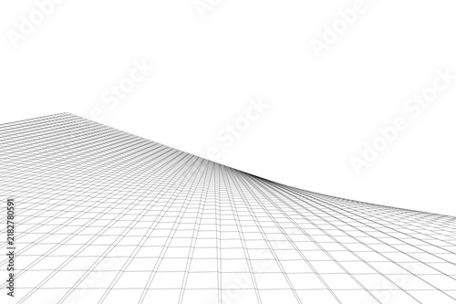 architecture building abstract vector illustration