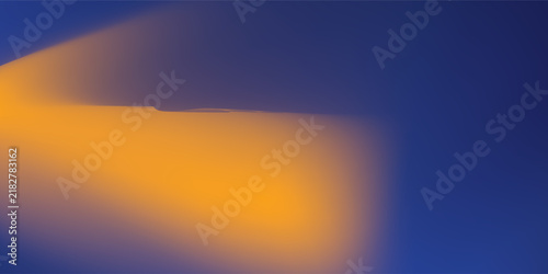 Abstract blue and yellow background for text and message design.