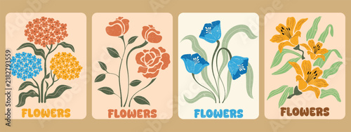 Floral Botanical Illustration Set