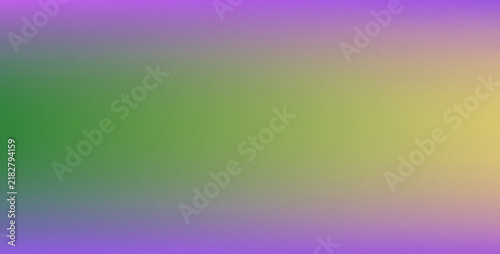 Abstract gradient background, featuring a smooth, color transition from, vibrant green to, soft purple and, muted yellow tones for