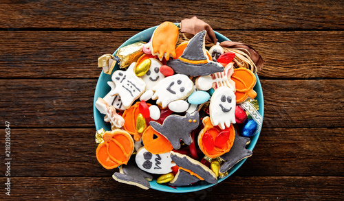 Trick or Treat - Halloween Jack o Lantern candy bowl	